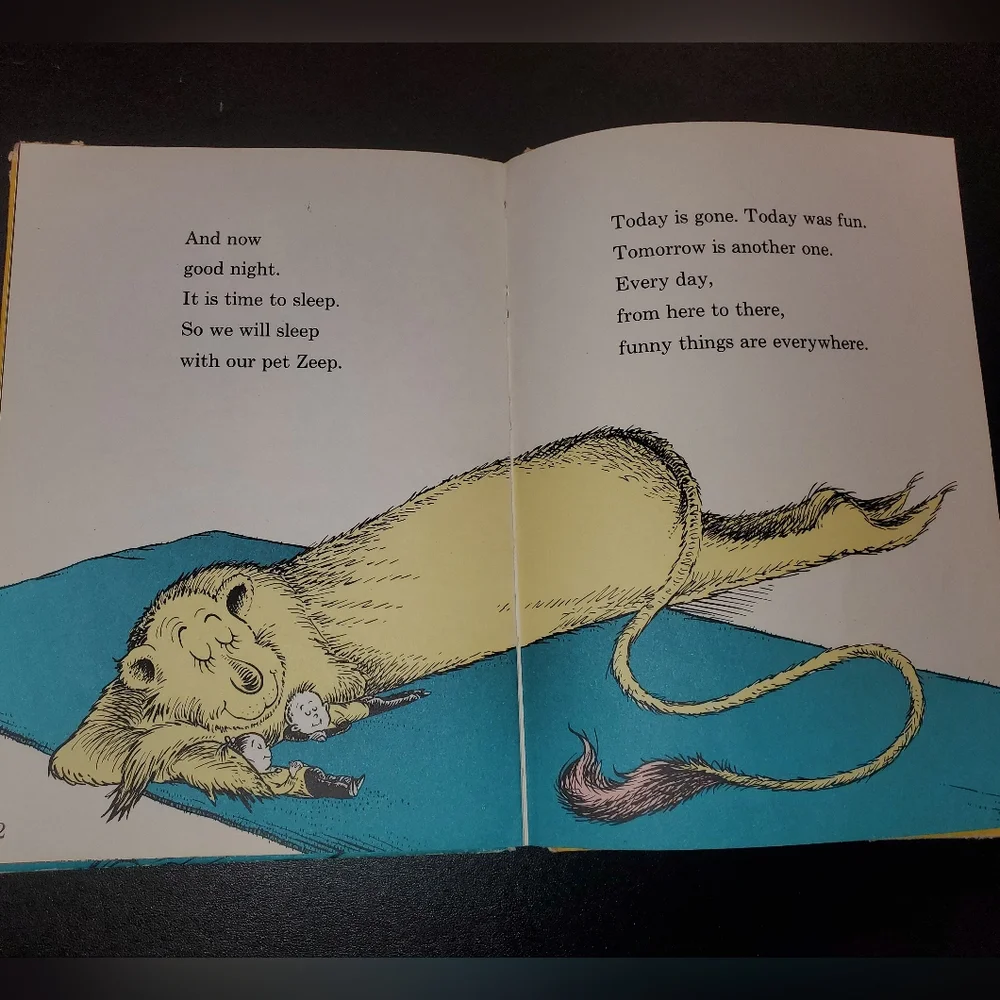 Dr. Seuss 'One Fish‎ Two Fish Red Fish Blue Fish' Book 1960